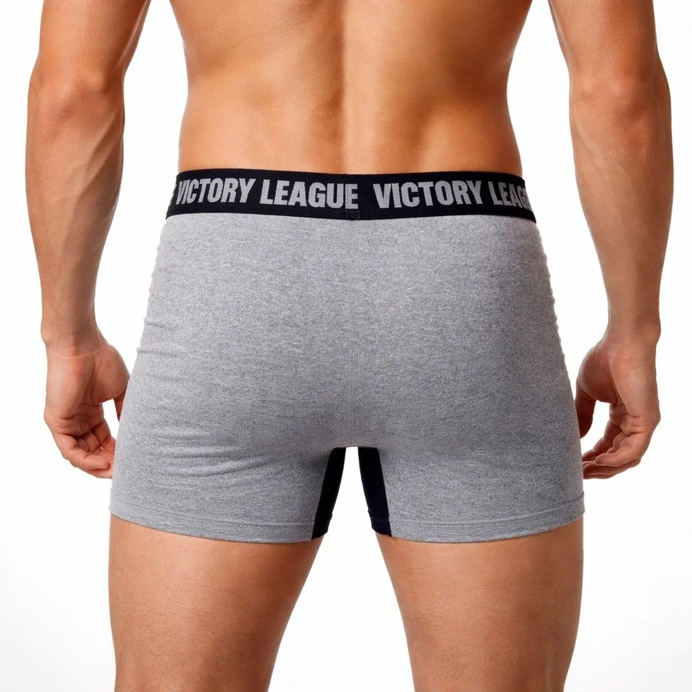 Victory League Mountain Dude Gray Boxer Briefs Bigfoot Sasquatch Size‎ L (36-38)
